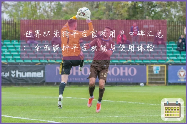 世界杯竞猜平台官网用户口碑汇总：全面解析平台功能与使用体验